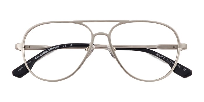 Matte Silver Torque -  Alliage d’Aluminium Lunettes de vue