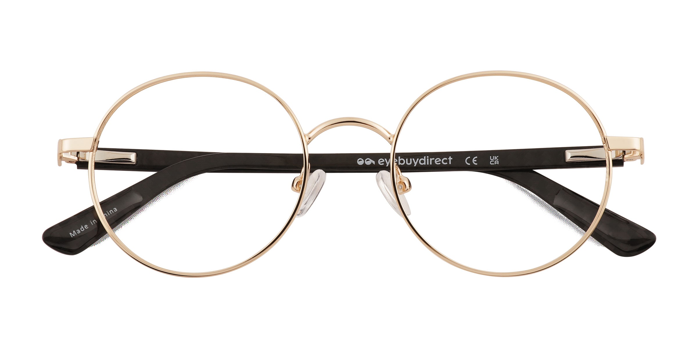 Turn Round Gold Full Rim Eyeglasses Eyebuydirect Canada