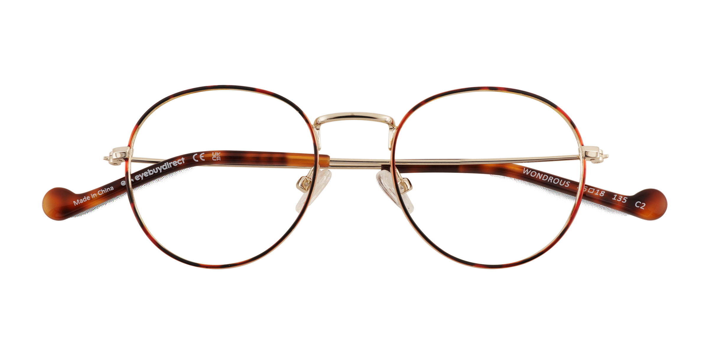 Unisex s roundMetal Prescription eyeglasses - Eyebuydirect s Wondrous
