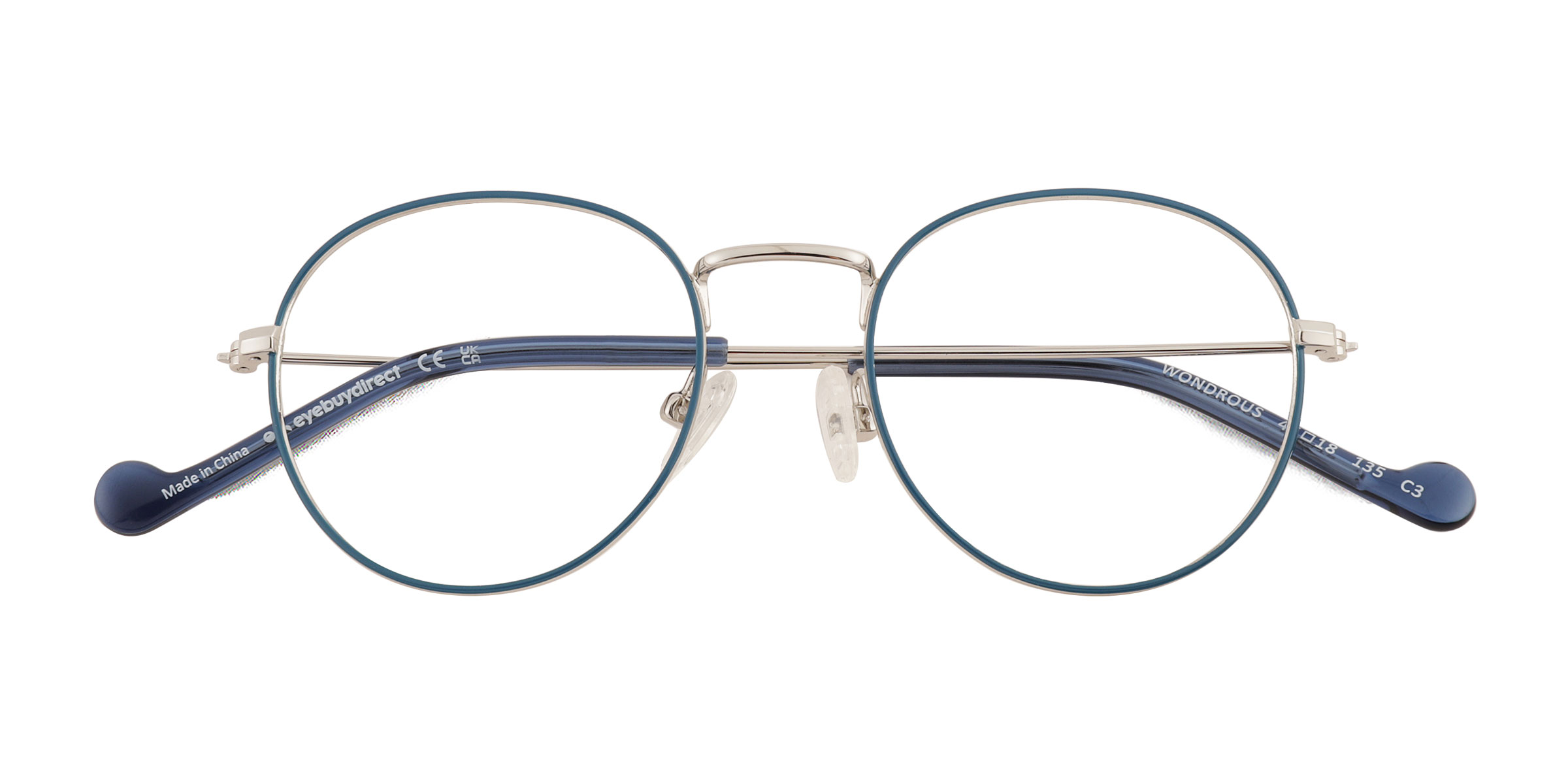 Unisex s roundMetal Prescription eyeglasses - Eyebuydirect s Wondrous