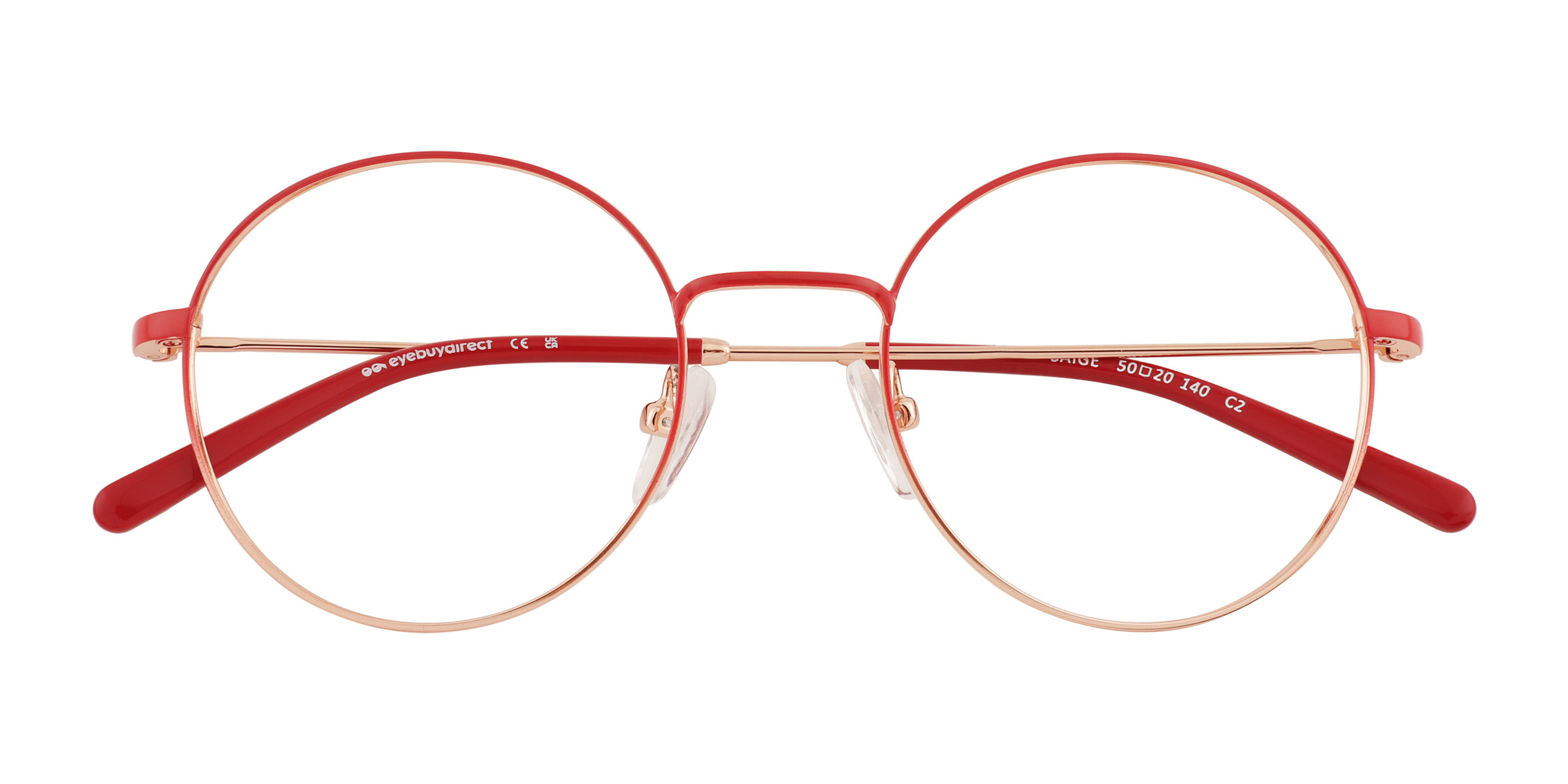 Unisex s roundMetal Prescription eyeglasses - Eyebuydirect s Saige