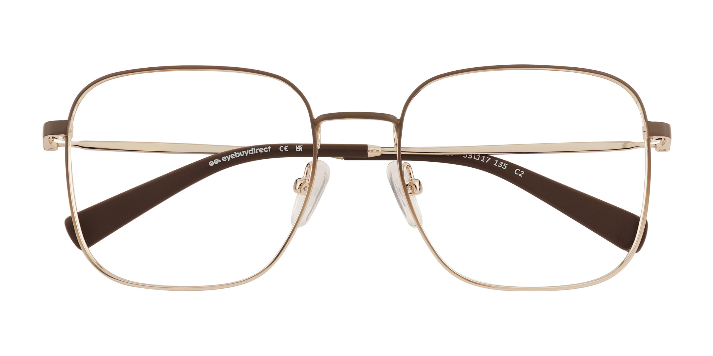 Unisex s squareMetal Prescription eyeglasses - Eyebuydirect s Adley