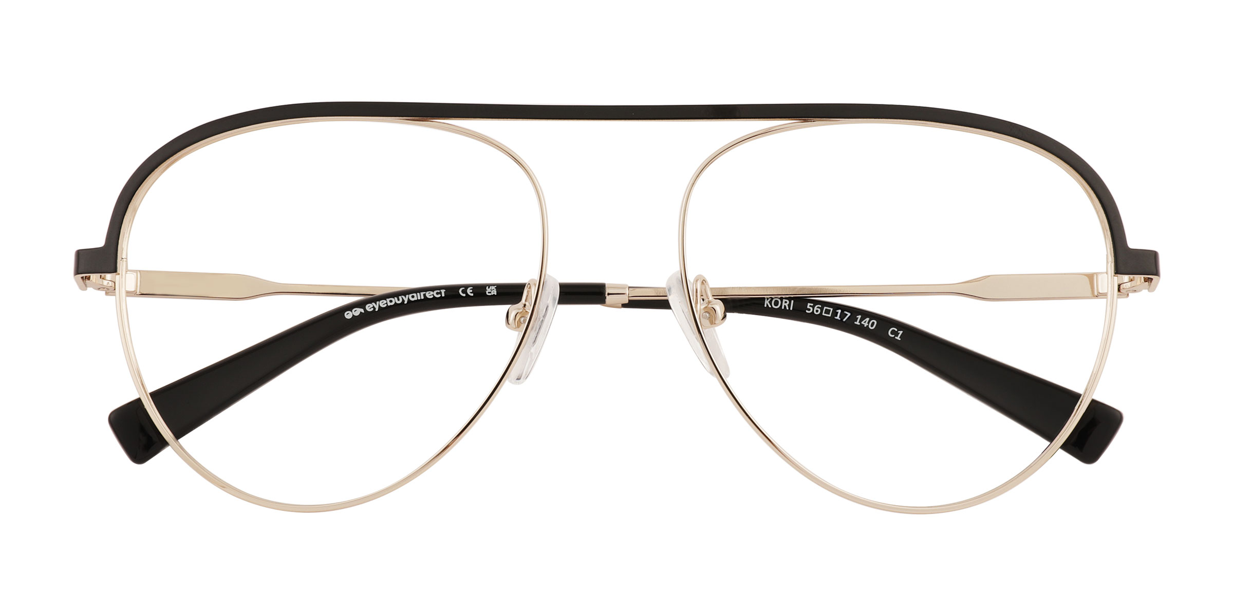 Unisex s aviatorMetal Prescription eyeglasses - Eyebuydirect s Kori