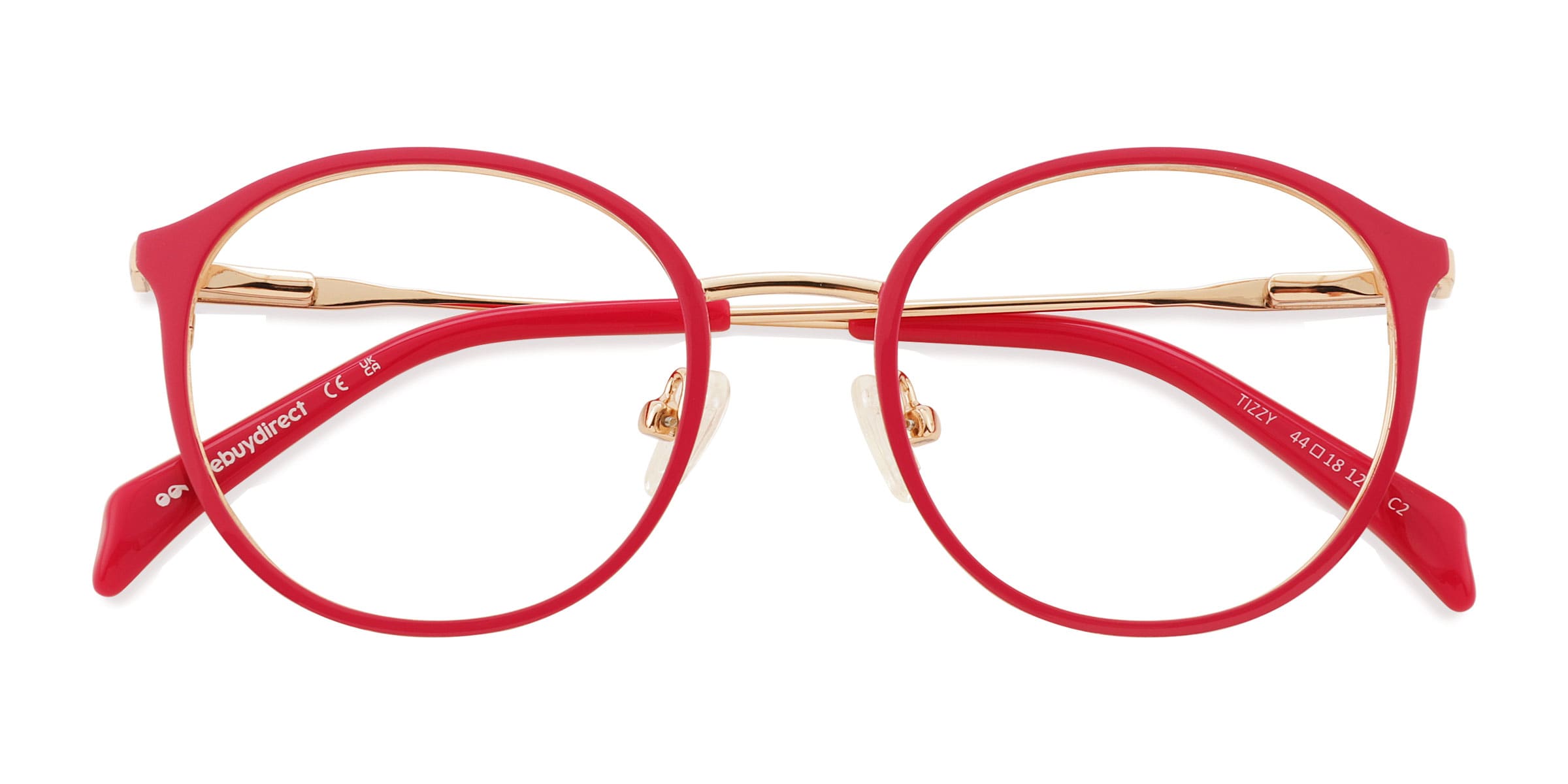 Unisex s round Raspberry Metal Prescription eyeglasses - Eyebuydirect s Tizzy