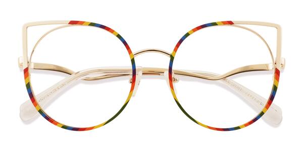 Rainbow Gold Free Spirit -  Metal Eyeglasses