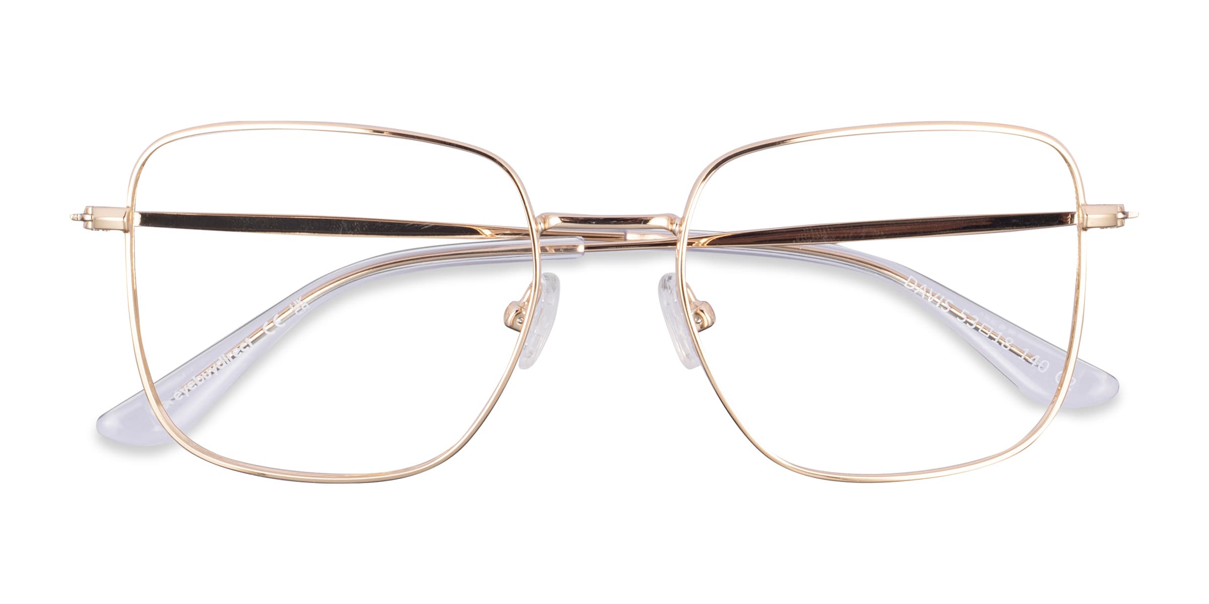 Davis Square Gold Glasses for Women | Eyebuydirect