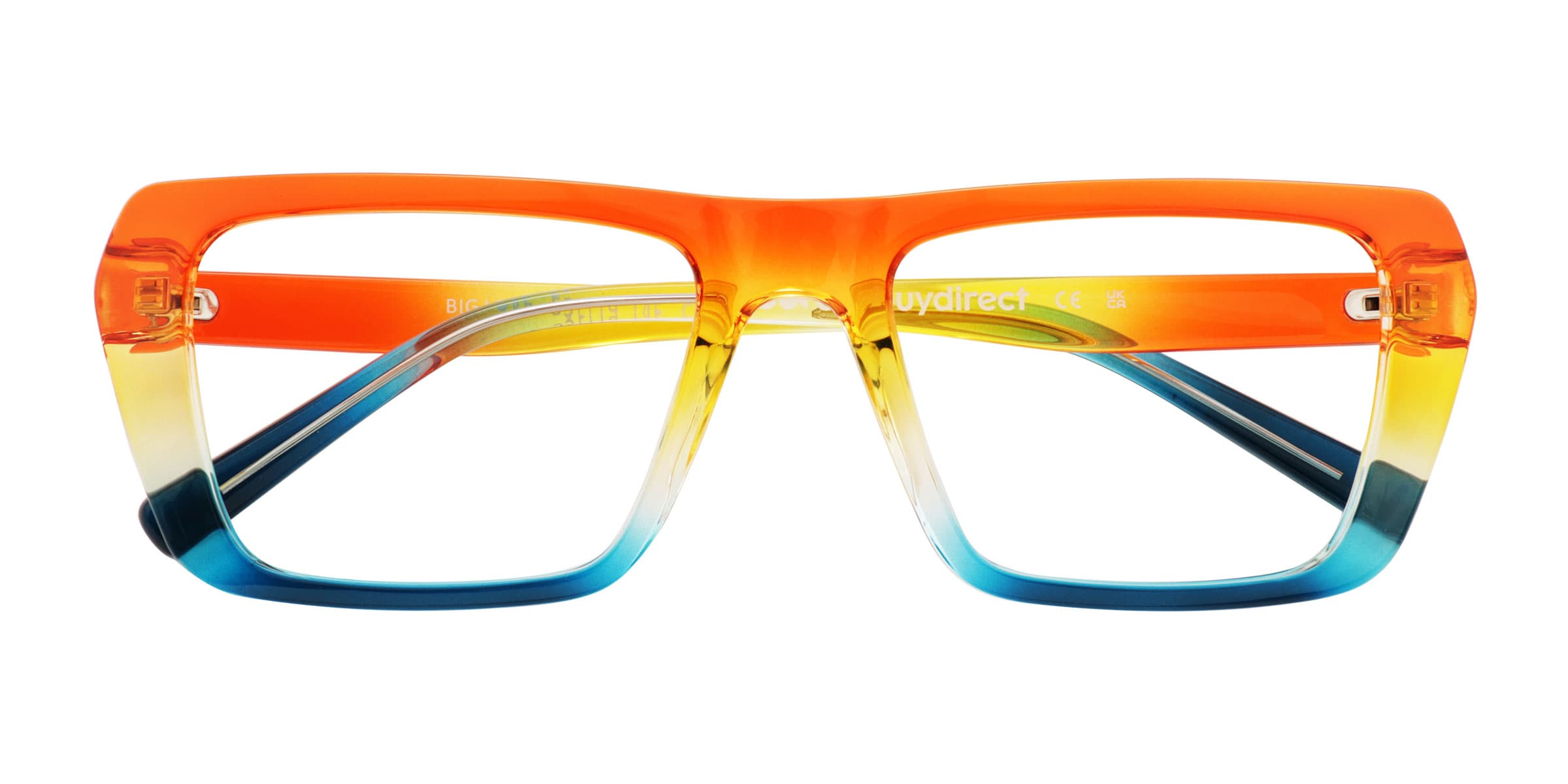 Big Love Rectangle Rainbow Glasses for Men | Eyebuydirect