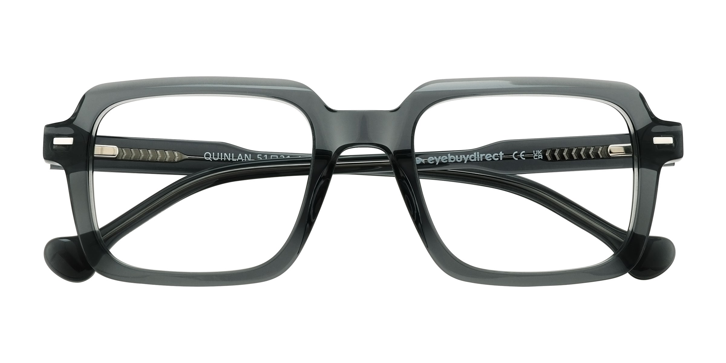 Male s square Gray AcetateEco Friendly Prescription eyeglasses - Eyebuydirect s Quinlan 73$