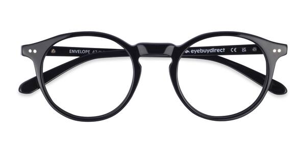 Black Envelope -  Acetate Eyeglasses