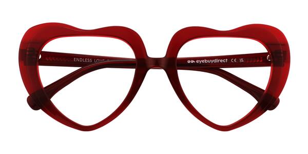 Red Endless Love -  Acetate Eyeglasses