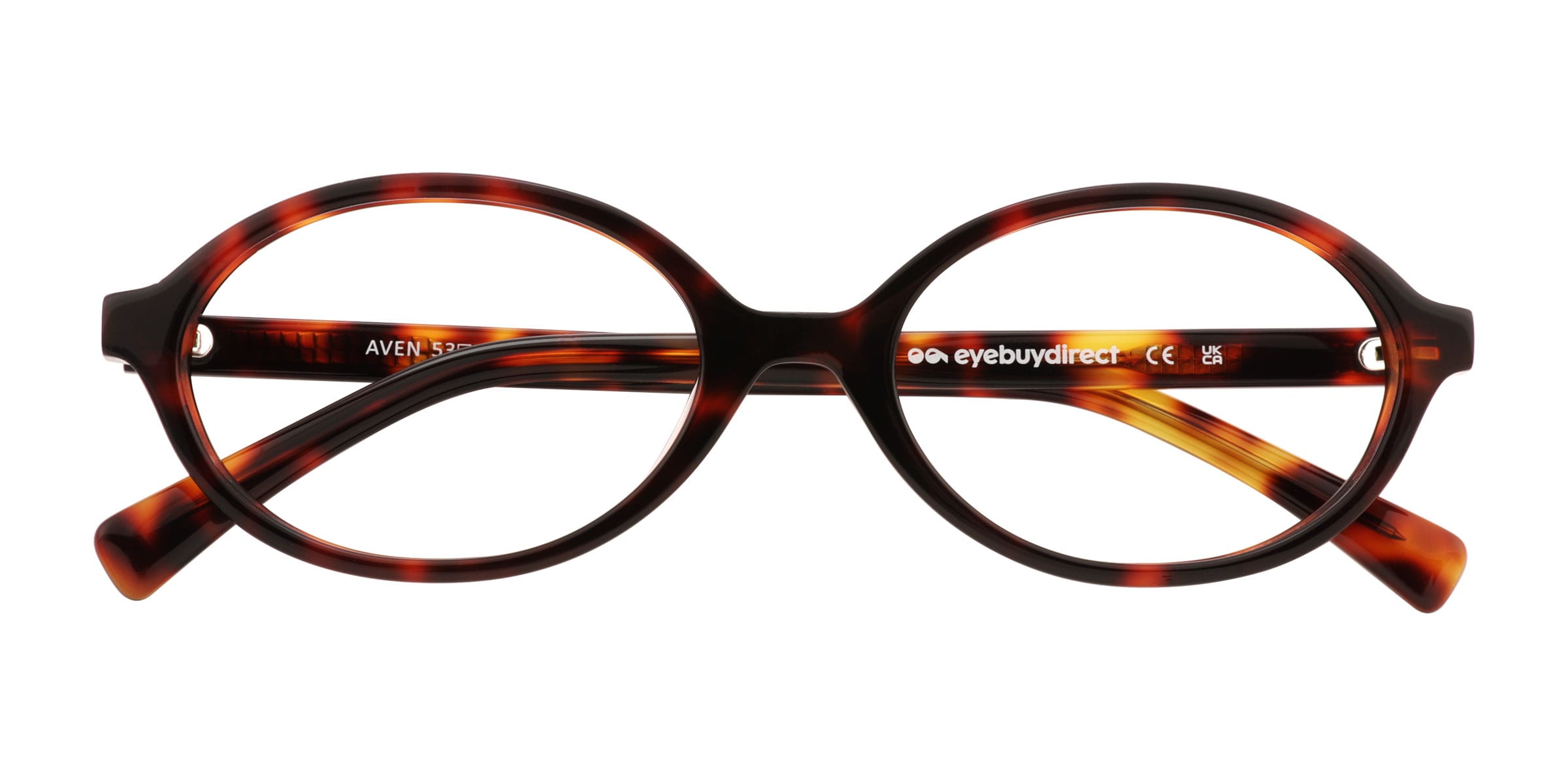 Aven Oval Tortoise Full Rim Eyeglasses | Eyebuydirect