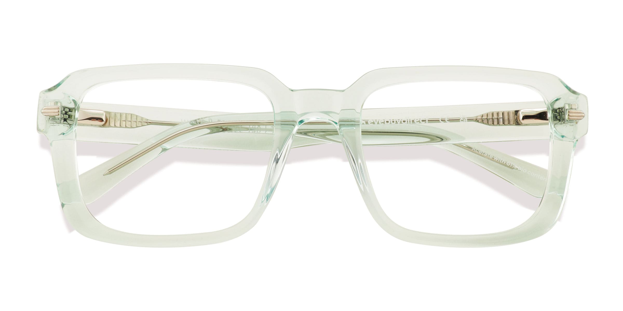 Wilder Square Crystal Dark Brown Glasses for Men | Eyebuydirect