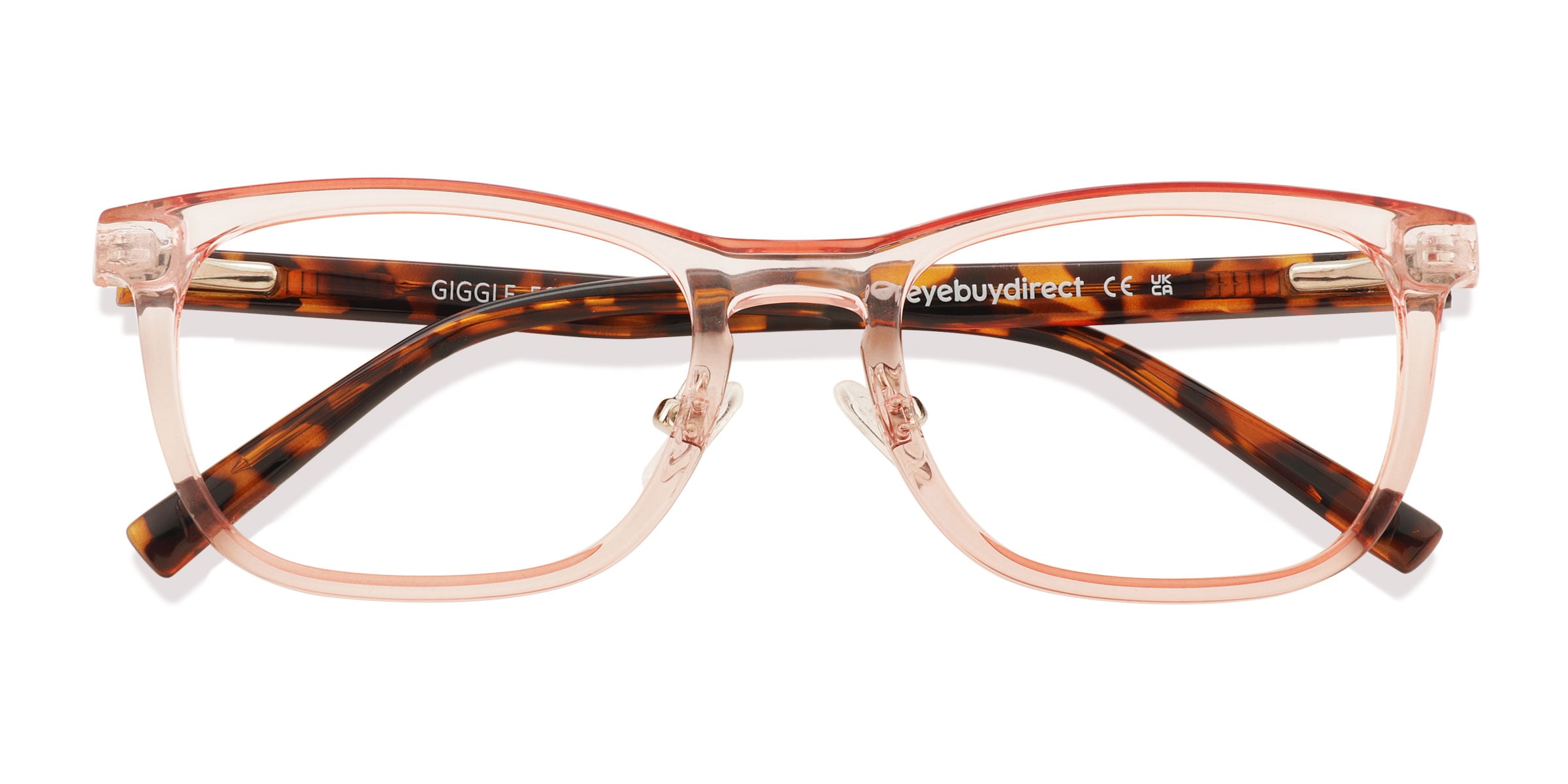 Unisex s rectangle Pink Plastic Prescription eyeglasses - Eyebuydirect s Giggle 23$