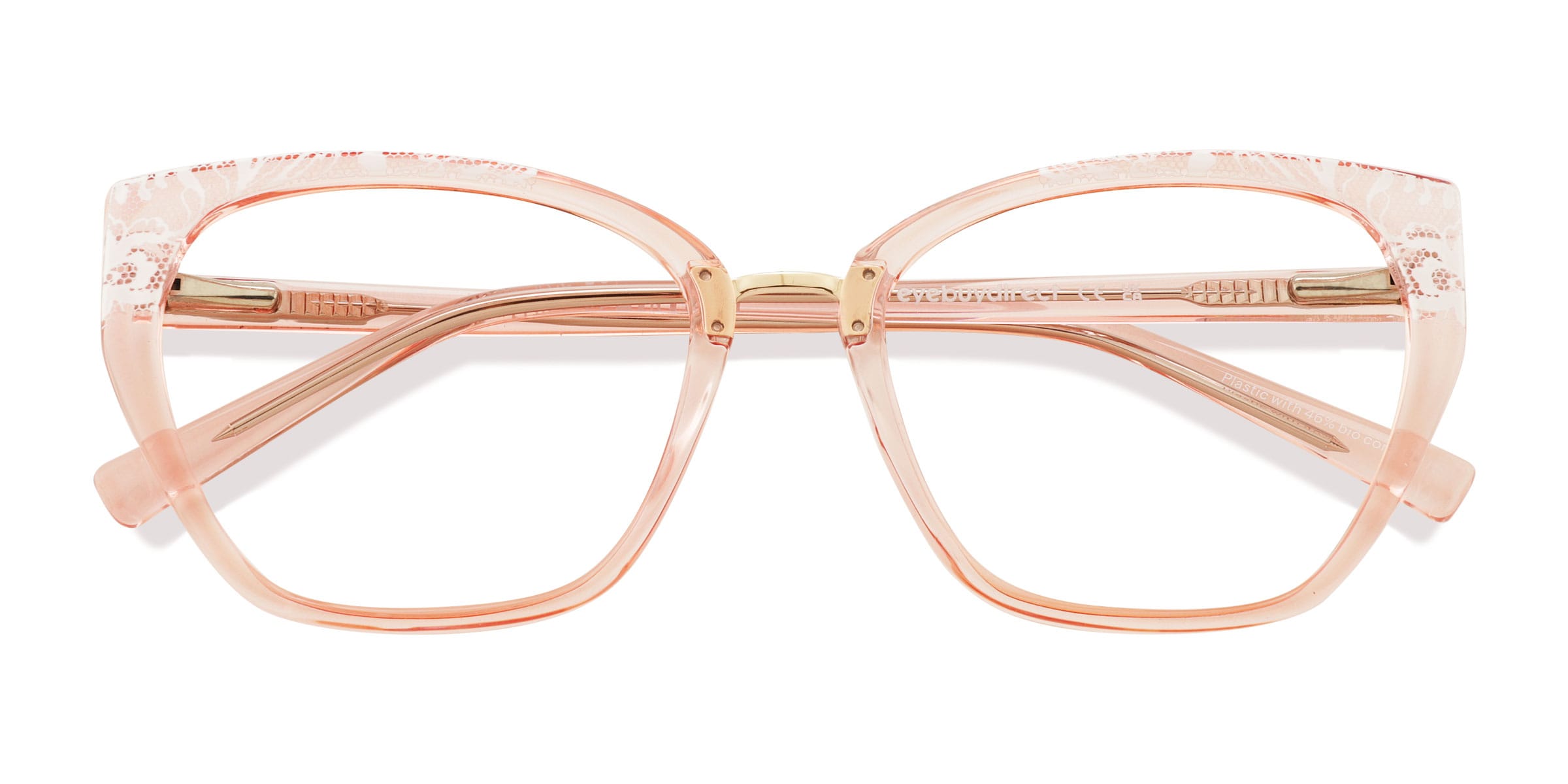 Female s horn Pink Eco FriendlyPlastic Prescription eyeglasses - Eyebuydirect s Lovelace 79$