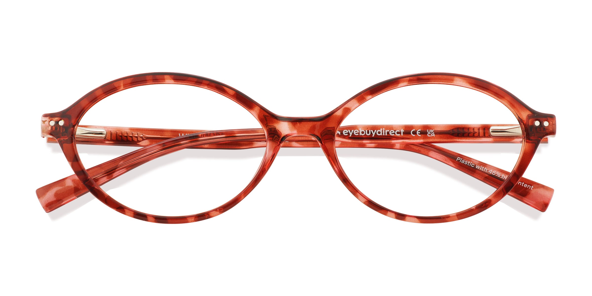 Female s oval Tortoise Eco FriendlyPlastic Prescription eyeglasses - Eyebuydirect s Whitmore 49$