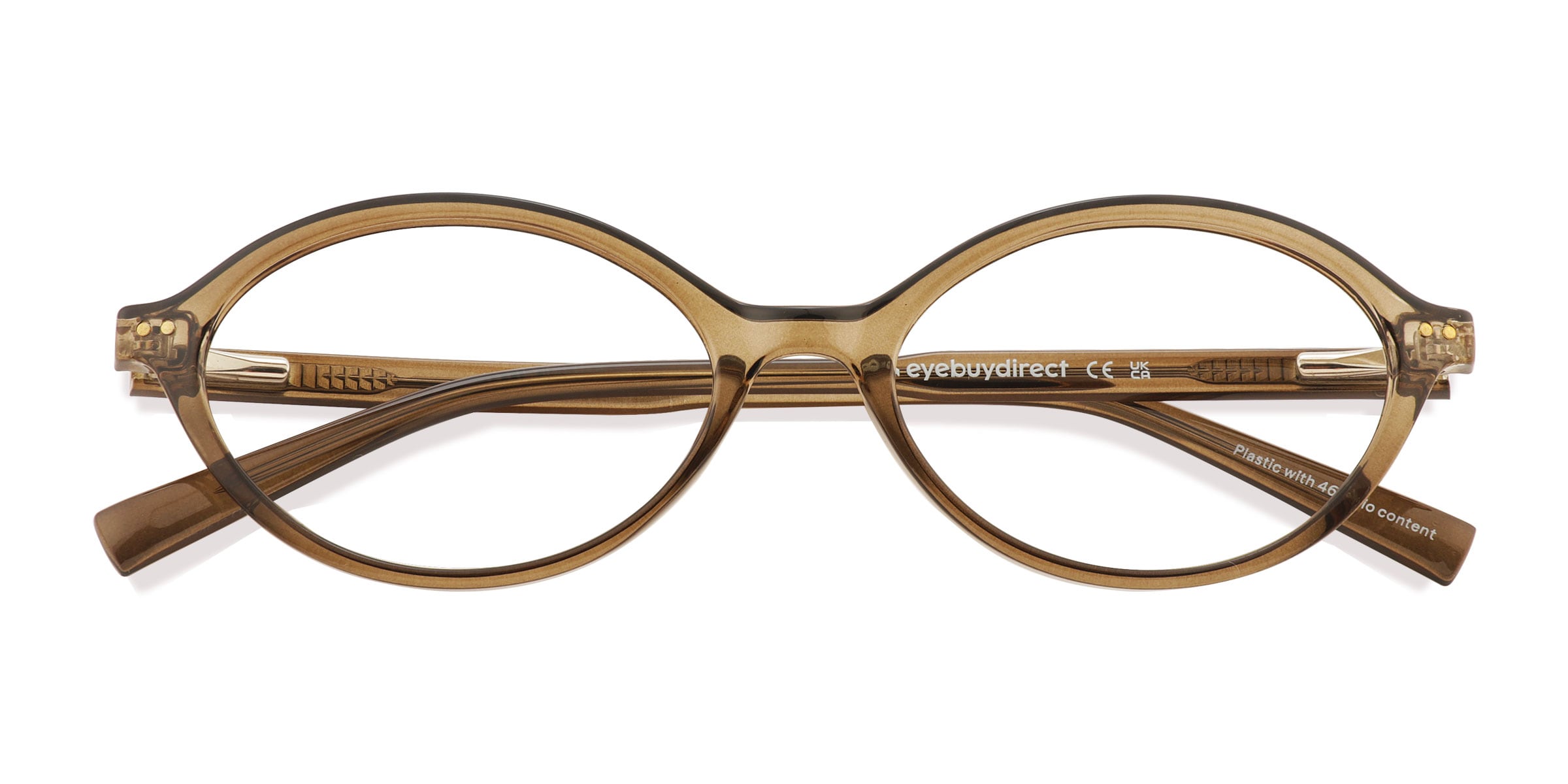 Female s oval Green Eco FriendlyPlastic Prescription eyeglasses - Eyebuydirect s Whitmore 49$