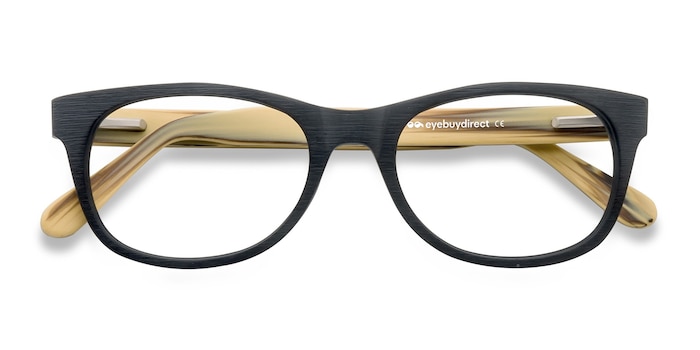 Panama Rectangle Black Full Rim Eyeglasses | Eyebuydirect