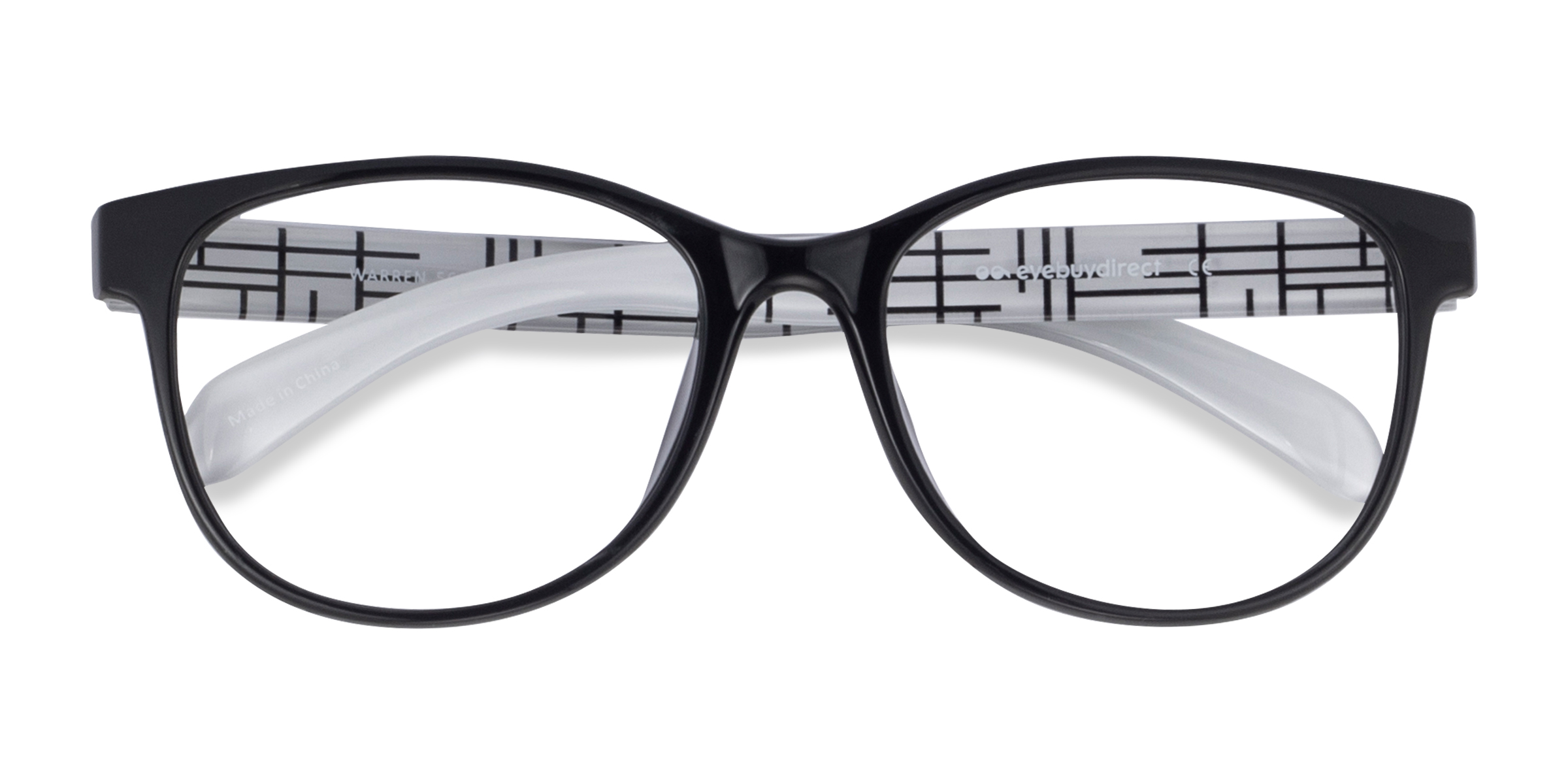 Unisex s square Plastic Prescription eyeglasses - Eyebuydirect s Warren