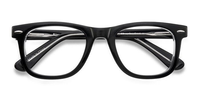  Black  Blizzard -  Geek Acetate Eyeglasses