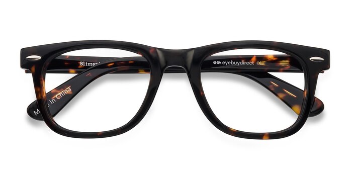 Dark Tortoise Blizzard -  Geek Acetate Eyeglasses