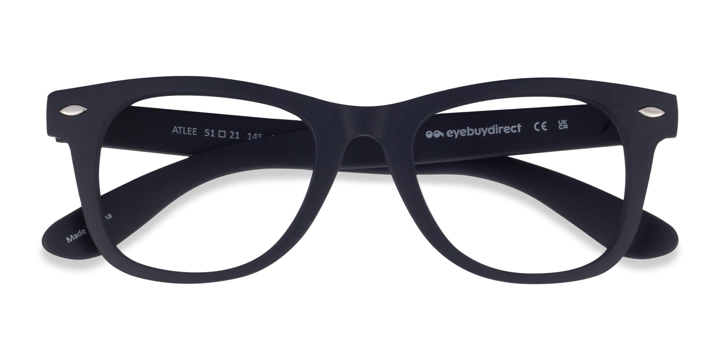 Matte Navy Atlee - Plastique Lunettes de vue