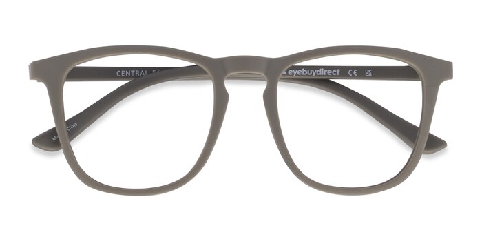  Matte Green  Central -  Lightweight Plastic Eyeglasses