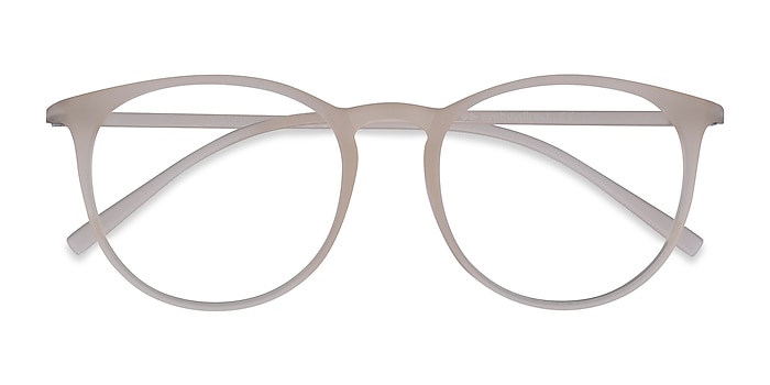 Matte Clear Dialogue -  Fashion Plastic Eyeglasses