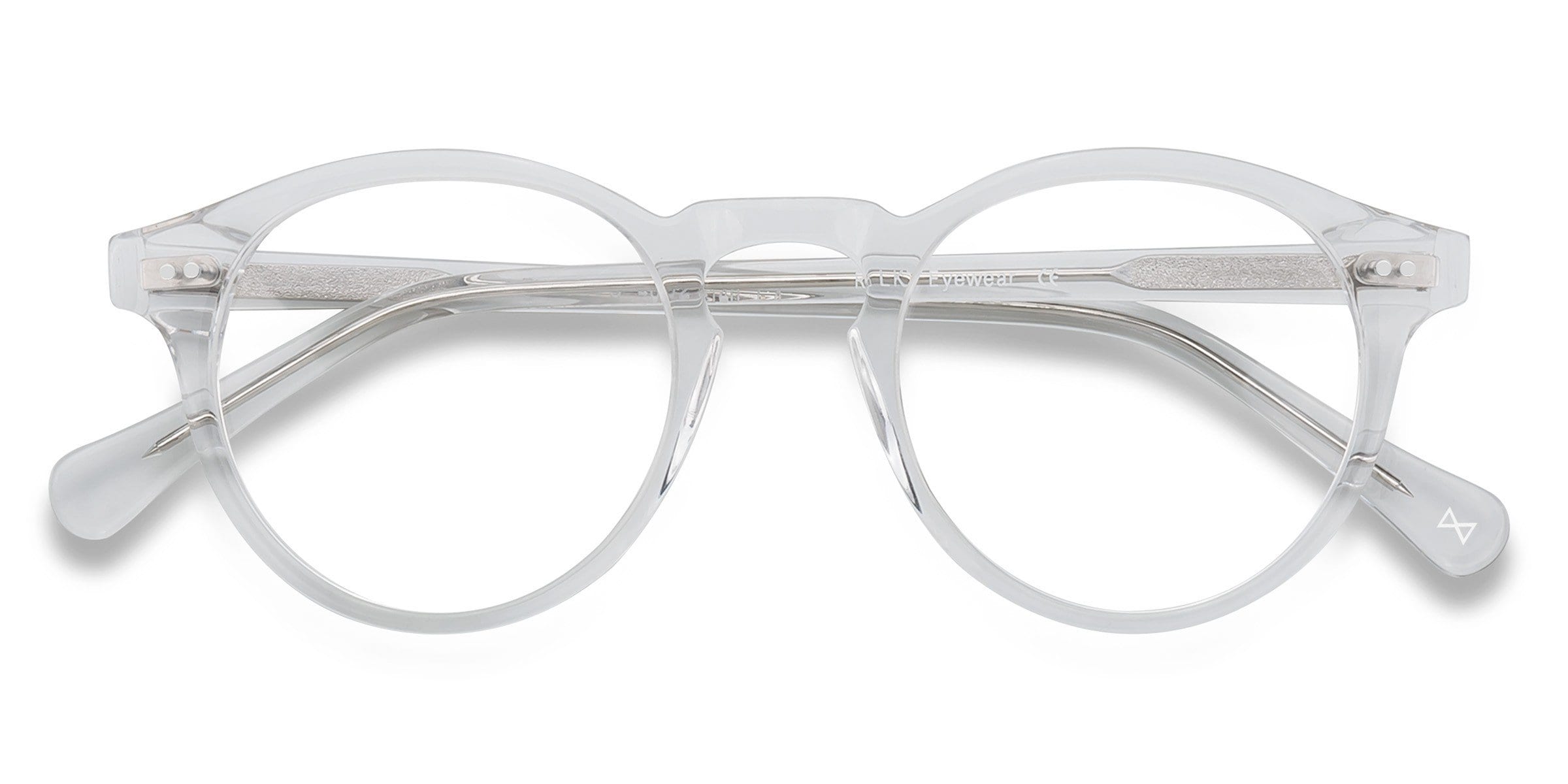 Lunette store transparente ronde