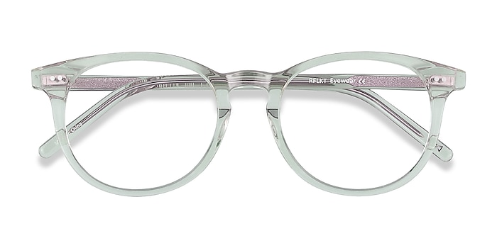 Clear Jade Aura -  Geek Acetate Eyeglasses