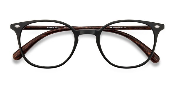Hubris prescription eyeglasses (Matte Black)