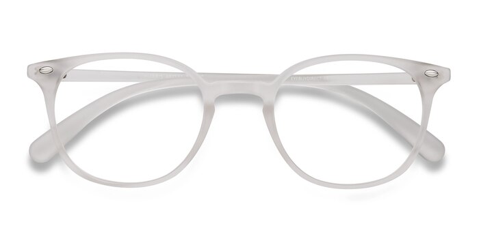 Matte Clear Hubris -  Lightweight Plastic Eyeglasses