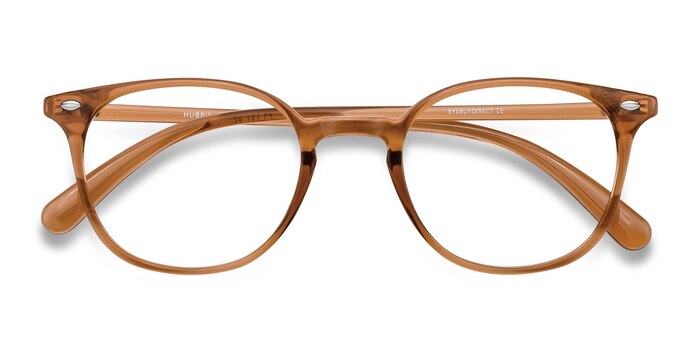 Clear Copper Hubris -  Lightweight Plastic Eyeglasses