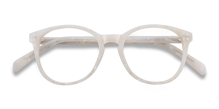 Pearly White Pride -  Acetate Eyeglasses