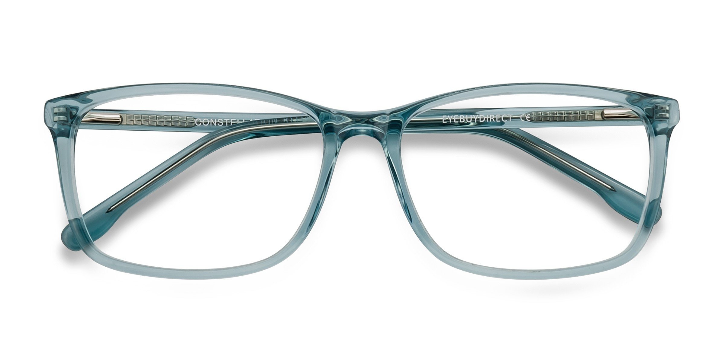 Transparent blue cheap eyeglass frames