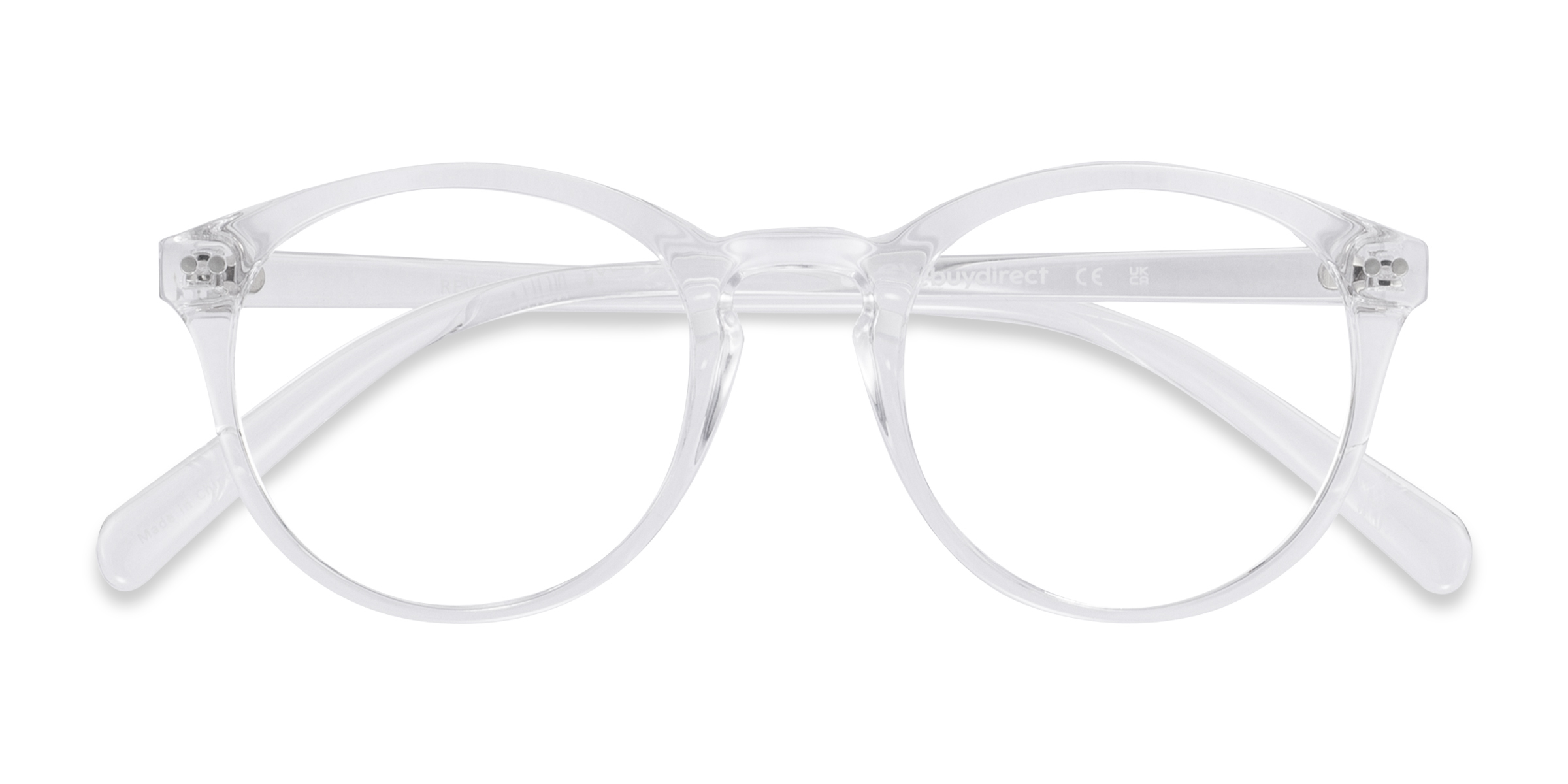 Unisex s roundPlastic Prescription eyeglasses - Eyebuydirect s Revolution