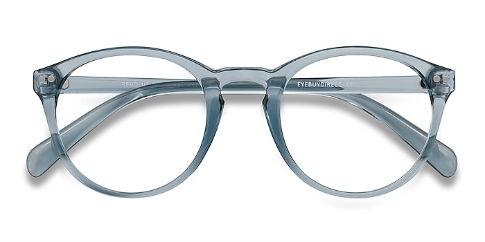 Clear Blue Revolution -  Lightweight Plastic Eyeglasses