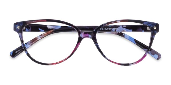 Dame prescription eyeglasses (Pink Floral)