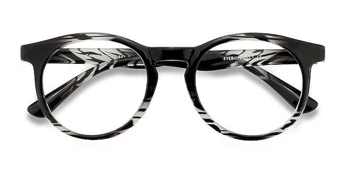 Black clear Thrill -  Lightweight Plastic Eyeglasses