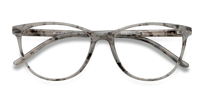 Speckled Gray Release -  Lightweight Plastic Eyeglasses