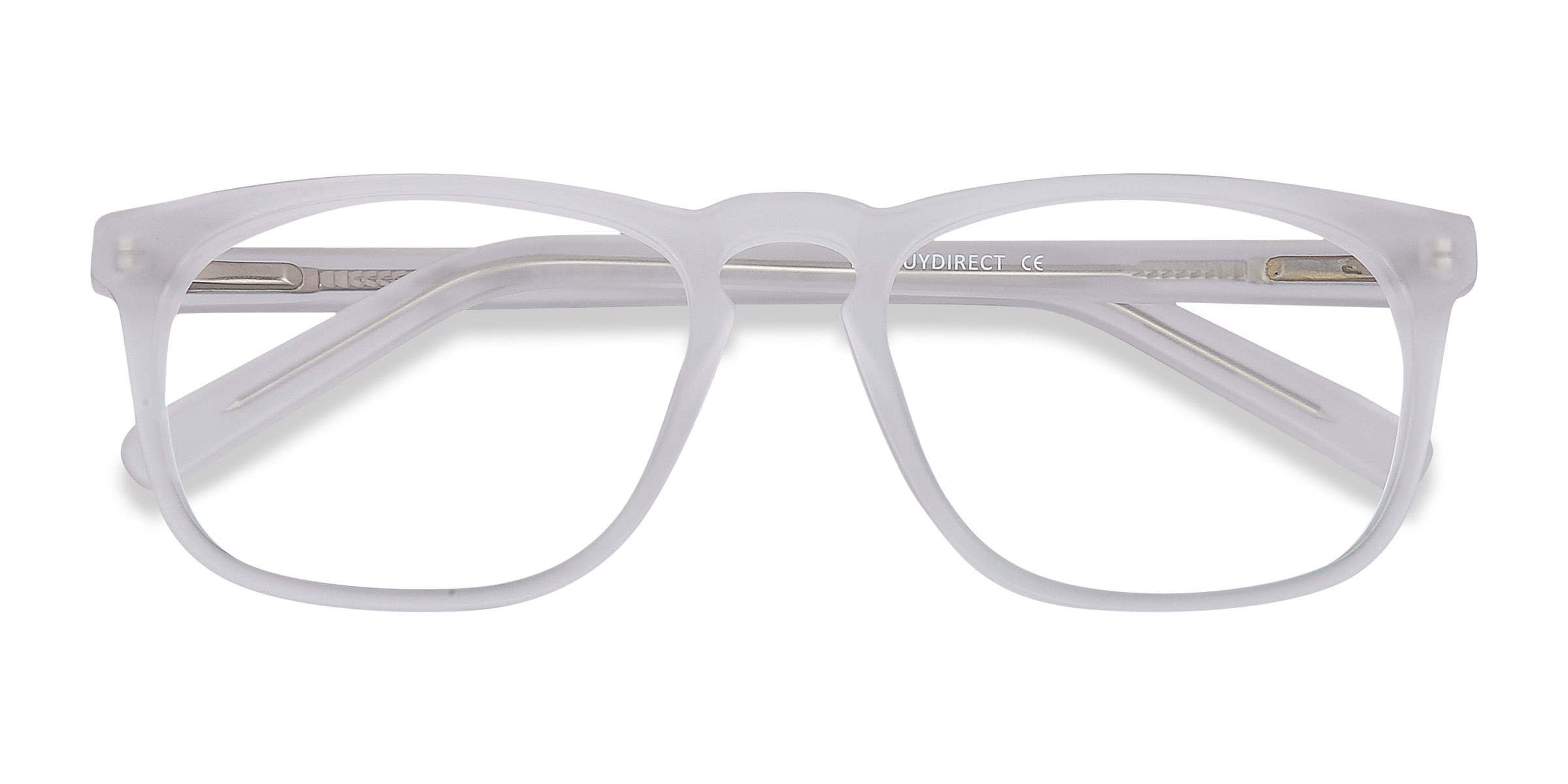 Rhode Island Rectangle Matte Clear Full Rim Eyeglasses | Eyebuydirect Canada