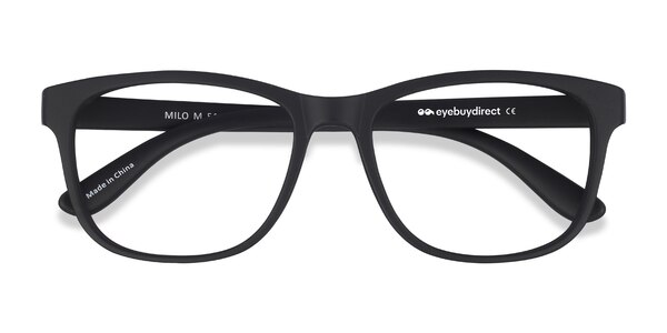 Milo prescription eyeglasses (Matte Black)