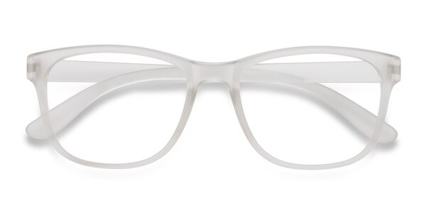 Milo prescription eyeglasses (Frosted Clear)