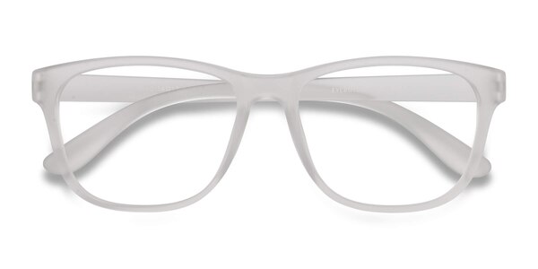 Milo prescription eyeglasses (Frosted Clear)