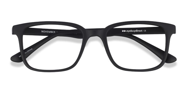 November prescription eyeglasses (Matte Black)
