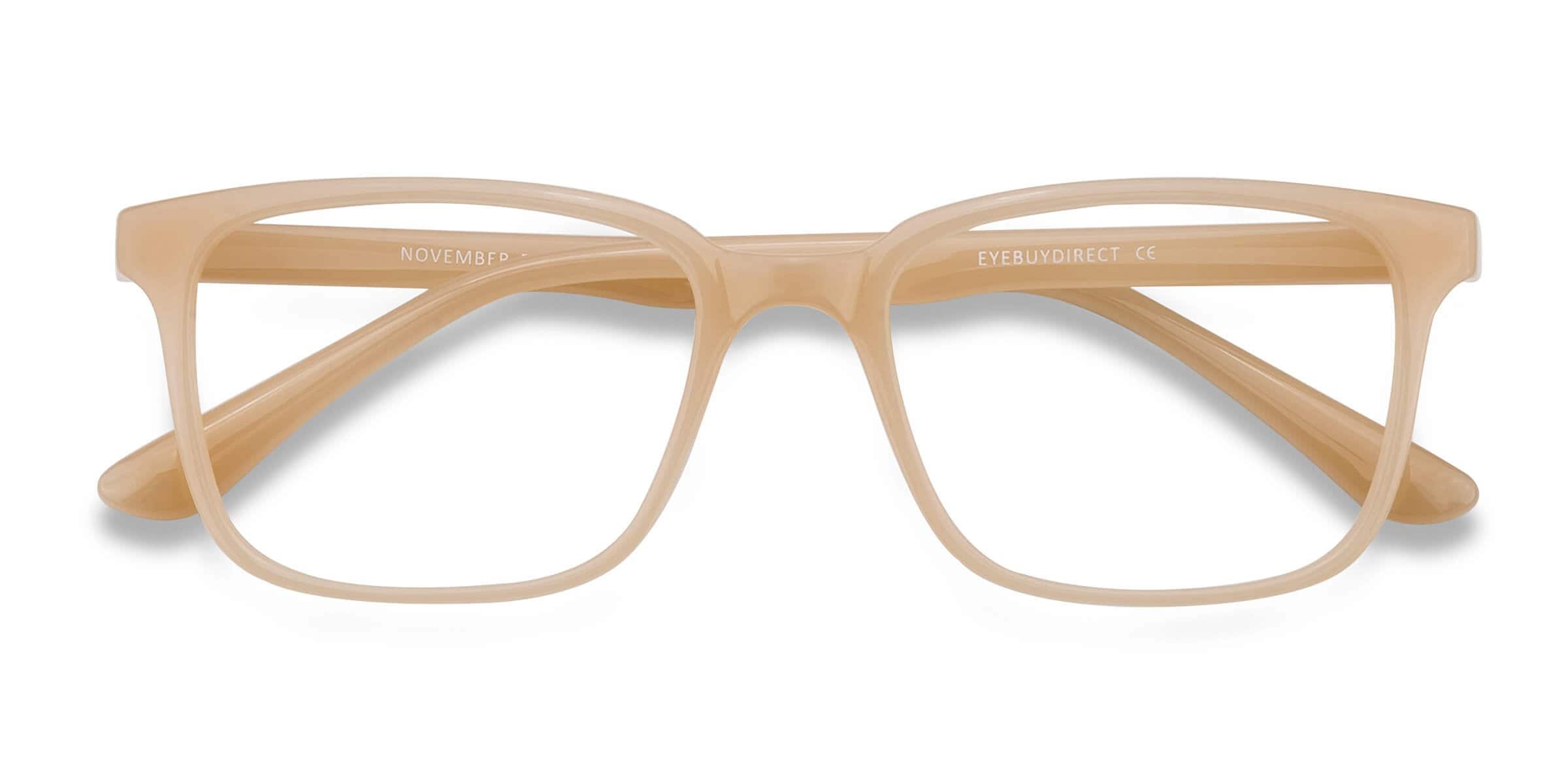 November Rectangle Matte Black Full Rim Eyeglasses