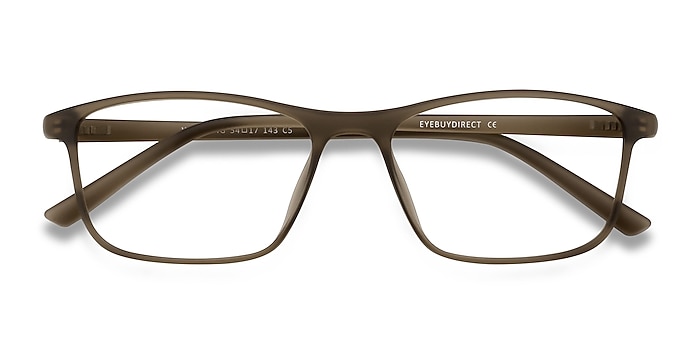 Matte Hazel Wyoming -  Lightweight Plastic Eyeglasses
