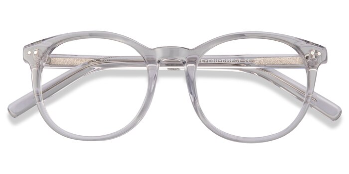 Gray Clear Primrose -  Acetate Eyeglasses