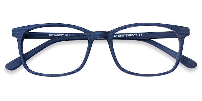 Navy Striped Botanist -  Acetate Eyeglasses