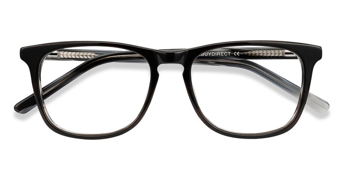 Black Gray Skyline -  Classic Acetate Eyeglasses
