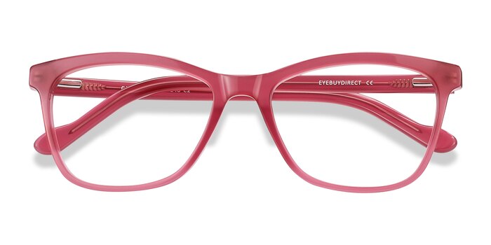 Clear Raspberry Cannes -  Fashion Acetate Eyeglasses
